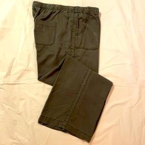 Coldwater Creek Full Flair Pants Olive Green 18 1X